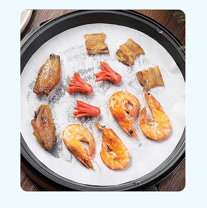 600pcs 8 Inch Parchment Paper Rounds for Baking, Non Stick Baking Parchment Circles, Burger Patty Paper for Round Cake Pan, Springform Pan, Burger Press,Separating Frozen Patties (8")