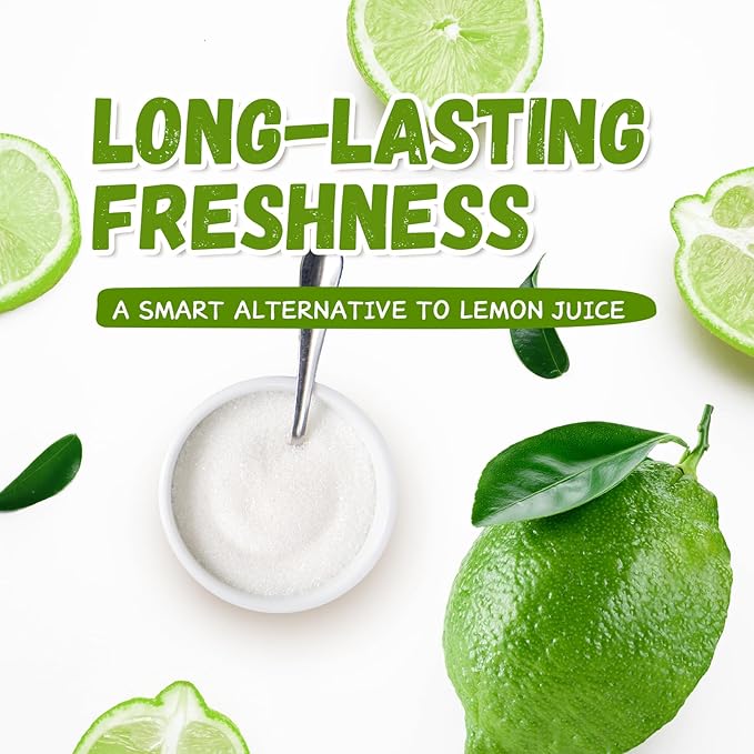 NutraBloom Lime Powder 8 Ounce, Natural Vitamin C Taste Drinkability, No Sugar or Additives Freeze Dried Lime Juice Flavor Powder for Baking, Smoothies, Beverages