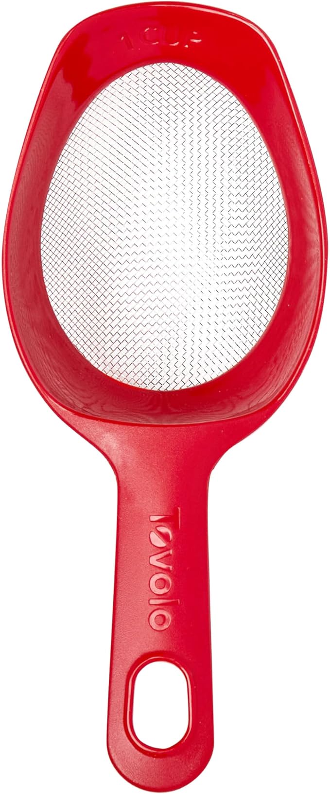Tovolo 1 Cup Scoop & Sift, Ergonomic Design, Easy Scooping, Dishwasher Safe