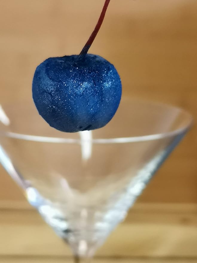 Blacksherbet Blue Edible Glitter for Drinks 5 Grams | KOSHER Certified | Drink Glitter and Dust for Cakes, Cocktail Glitter, Wine, Champagne, Cupcakes, 100% Edible, Food Grade & Coloring