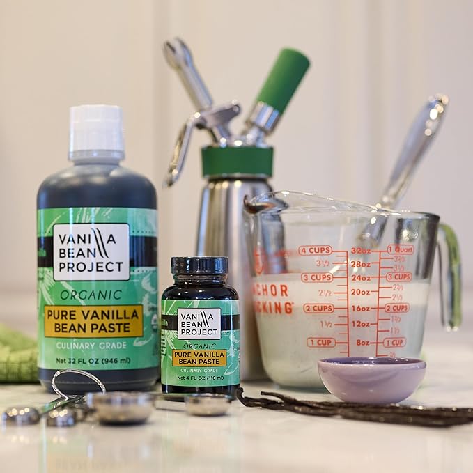 Organic Vanilla Bean Paste | Baking Necessity | Pure Vanilla for Cooking | Vanilla Bean Project | 1 Gallon