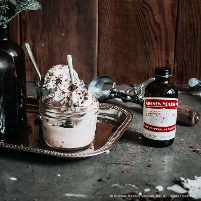 Nielsen-Massey Pure Peppermint Extract for Baking and Cooking, 2 Ounce Bottle