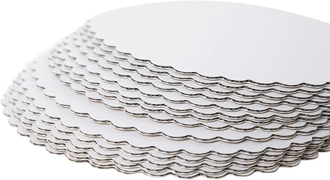 30-Pack Cake Board Rounds, Circle Cardboard Base Boards, 8, 10 and 12-Inch. Perfect for Cake Decorating, 10 of Each Size (Gold, 30)