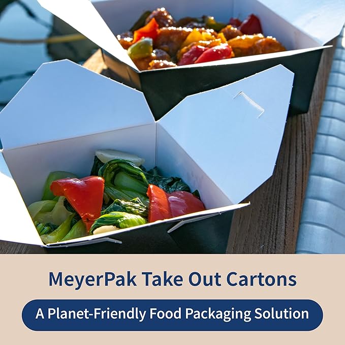 FC Meyer Bakery Boxes - Reversible Classic 10” Layer Cake Box, Versatile Reversible Paperboard – Choose White Or Kraft Side, Ideal for Small Bakery Cafes, Made In USA, Size 10 x 10 x 5 (Pack of 50)