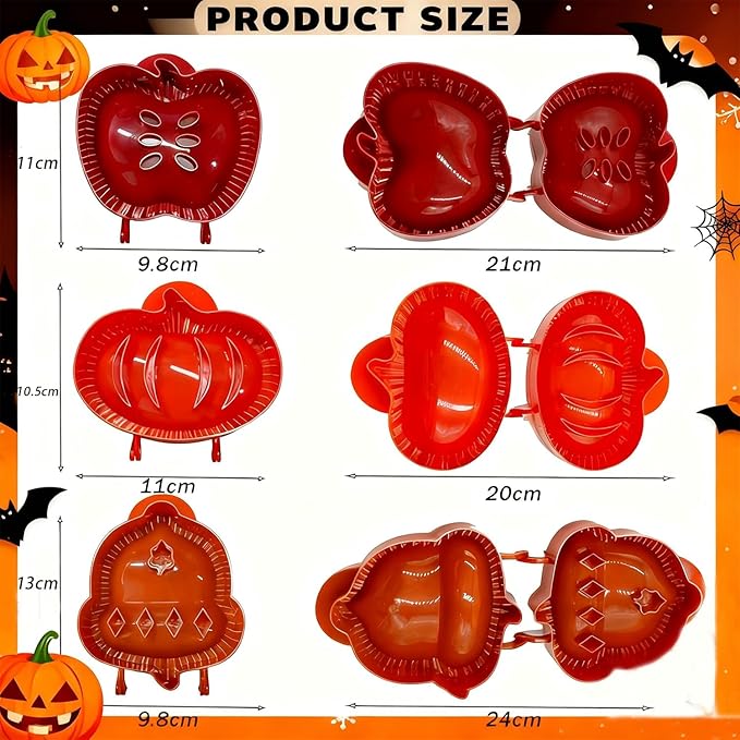 Christmas & Thanksgiving Pie Molds Set, Festive Shaped Pie Press Cutters for Mini Pies, Hand Pies, Empanadas – Non-Stick Baking Tools for Holiday Baking & Gifting (D 9PC)