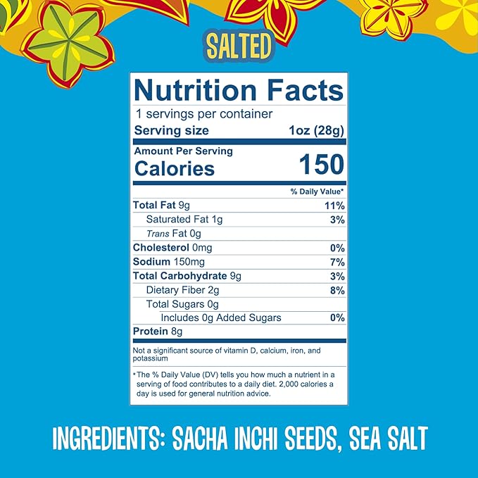Brass Roots Organic Incan Protein Seeds - 1 oz Variety Pack (Two of Each) High Protein, School Safe, Nut Free, High Omega 3, Supports Gut Health, Good Source of Fiber, Shark Tank (10 Total)