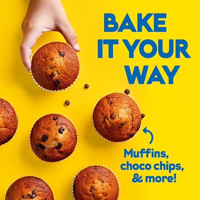 Chiquita™ Banana Bread and Muffin Mix – Moist, Easy-to-Make, No Preservatives - Just Add Bananas, Egg and Water - 13.7 Oz (Pack of 2)