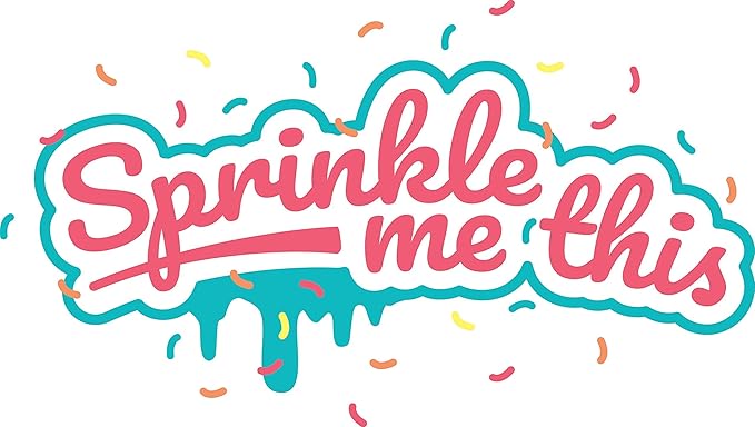 Confetti Christmas Sprinkles - 4 oz Resealable Stand Up Candy Bag - Christmas Themed Holiday Sprinkle Mix - White, Green, and Red Quins - Bulk Sprinkles for Baking and Decorating