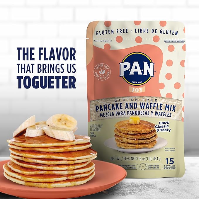 P.A.N Pancake and Waffle Mix – Gluten Free 1 lb. (6 Pack)
