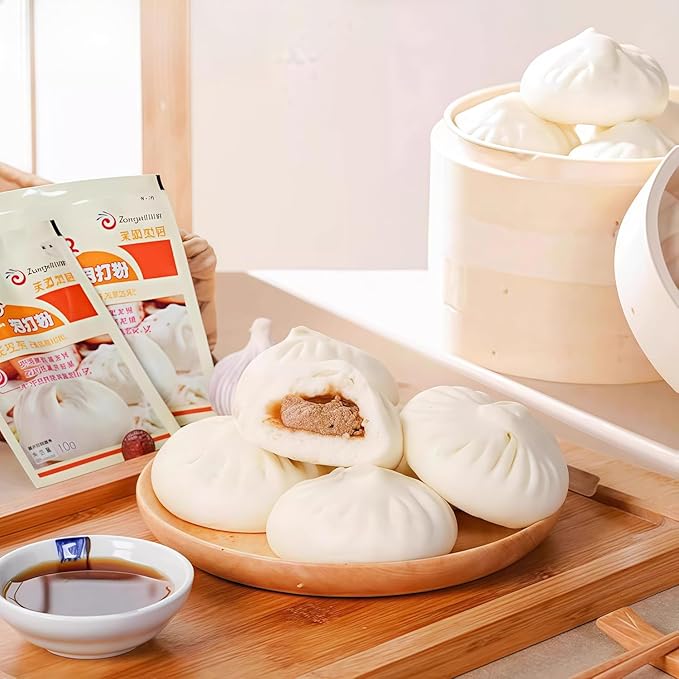 Angel baking powder, lead and aluminum free, baking powder alkaline, for home use to make steamed buns, dumplings and other pasta 50g (10g*5packs) 安琪泡打粉50g(10g*5包)