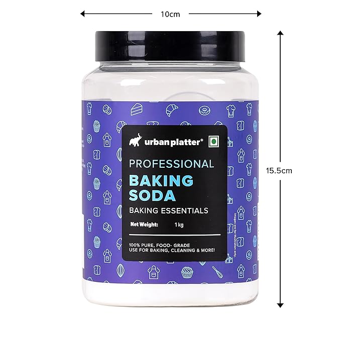Urban Platter Baking Soda | 35.27 Oz (1kg) | Food-Grade | Sodium Bicarbonate | Multipurpose Kitchen Essential | Leavening Agent for Baking Cakes, Breads, Cookies & Muffins
