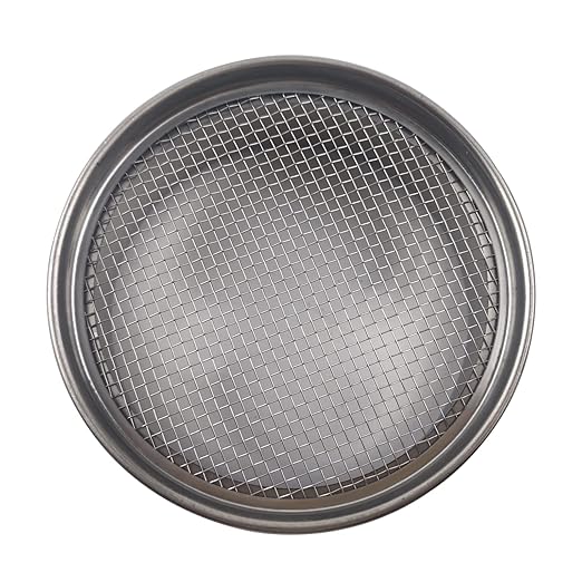 LABALPHA 10 Mesh Lab Sieves, Test Sieve #10 Mesh, 4'' Diameter, 304 Stainless Steel Wire Cloth (2mm)