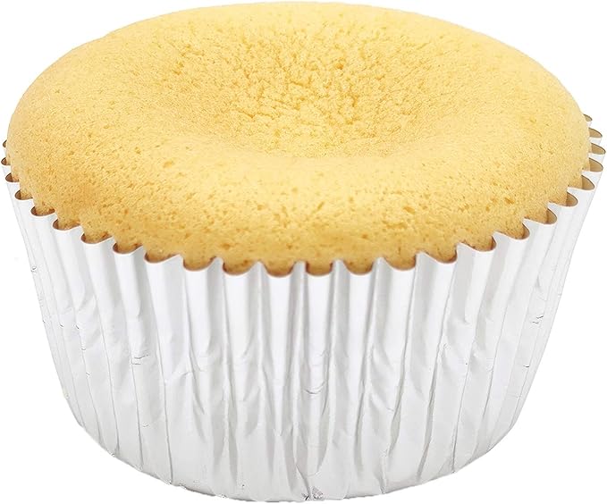 Standard Silver Foil Cupcake Liners Muffin Baking Cups for Party and More, 200-Count