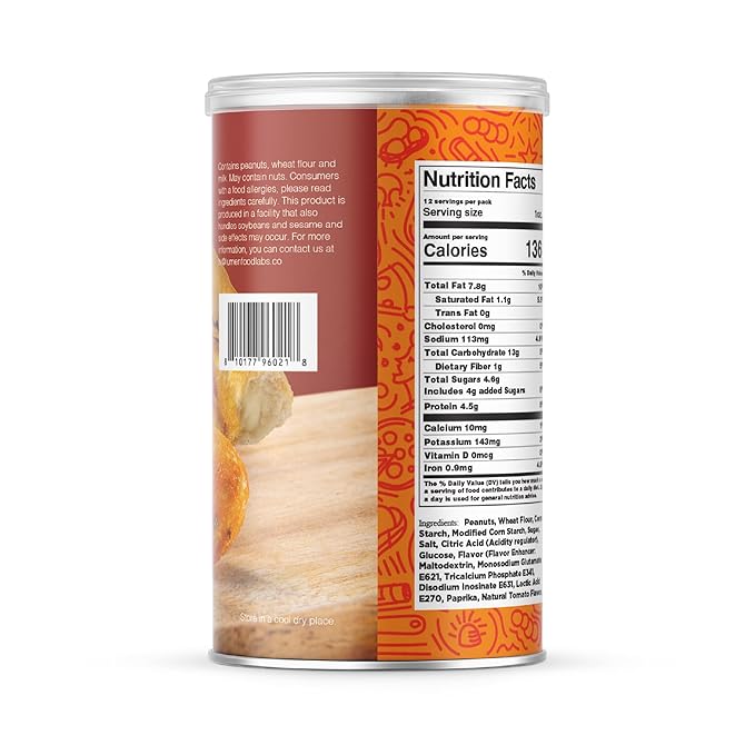 Bezerky Cracker Nuts | Pizza Popper | Corn Coated Peanuts | Crunchy Savory Snacking | Great for On the Go | Baked Peanut Balls | 12.5oz (Pack of 1)