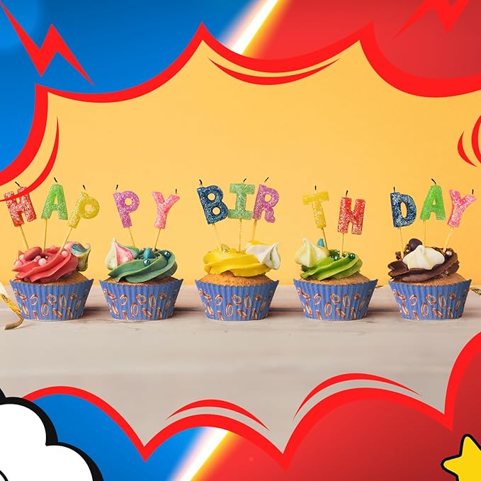 300 Pcs Cupcake Paper Liners Blue Gold Ring Baking Cups Muffin Cupcake Wrappers Blue Hedgehog Party Decorations for Cakes Baking Ice Cream Dessert Cheese Wedding Birthday Party Supplies