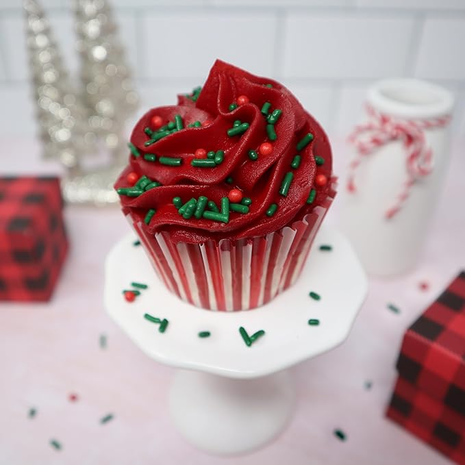 Mystic Sprinkles 4 Cell Sprinkle Assortments (Candy Cane Kisses, Midi)