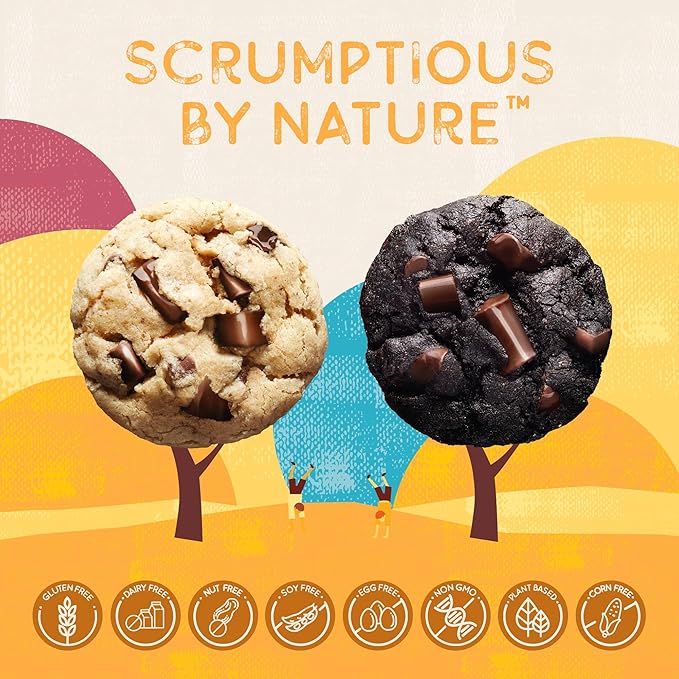 Autumn Sons Baking Co. Gluten Free Chocolate Chunk & Double Chocolate Chunk Cookie Mix Combo Pack. Vegan Plant Based Baking Mix. Top 9 Allergen Free. 9.3 oz (Pack of 2)