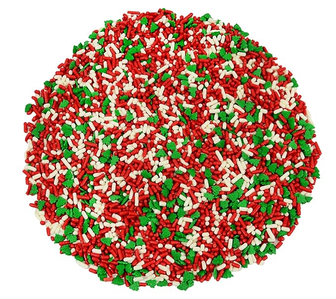 Mystic Sprinkles Christmas Holiday Sprinkle Mixes (Merry & Bright Sprinkle Mix 3.1oz)