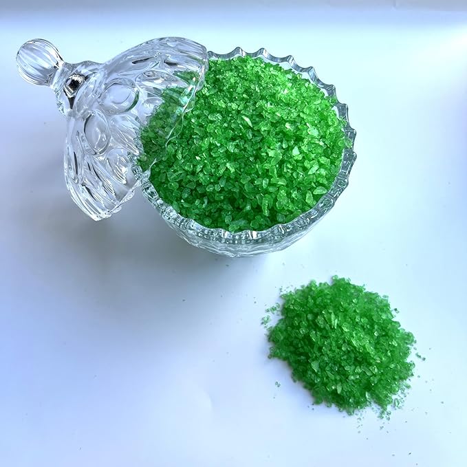 SweetGlob Classic Decorating Sprinkles, Sanding Sugar Crystals,for Baking, Celebration Cakes, Cupcakes, Cookies and Ice Cream (2 Pound, Green Apple)