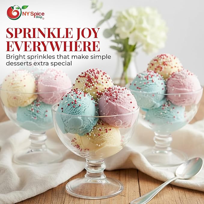 NY Spice Shop Nonpareils Collection (3 Pound, Red Nonpareils)
