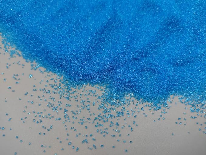 Edible 5 Ounce Fine Decorative Blue Sanding Sugar Sprinkles for Baking, Sparkling Crystals for Cakes, Cookies, Cupcakes, Ice Cream Topping and Rimming Sugar