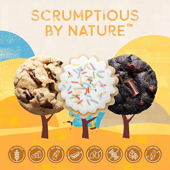 Autumn Sons Baking Co. Gluten Free Cookie Mix Variety Pack. Sugar Cookie, Chocolate Chunk & Double Chocolate Chunk. Vegan Plant Based Baking Mix. Top 9 Allergen Free. 9.3 oz (Pack of 3)