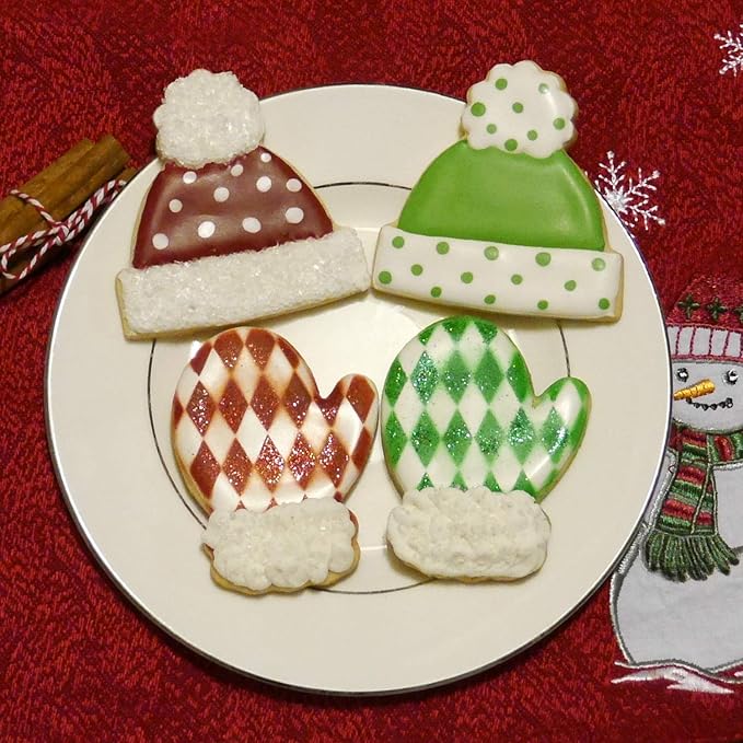 Mitten Cookie Cutter - Stainless Steel - Dishwasher Safe (Mitten 3 Piece)