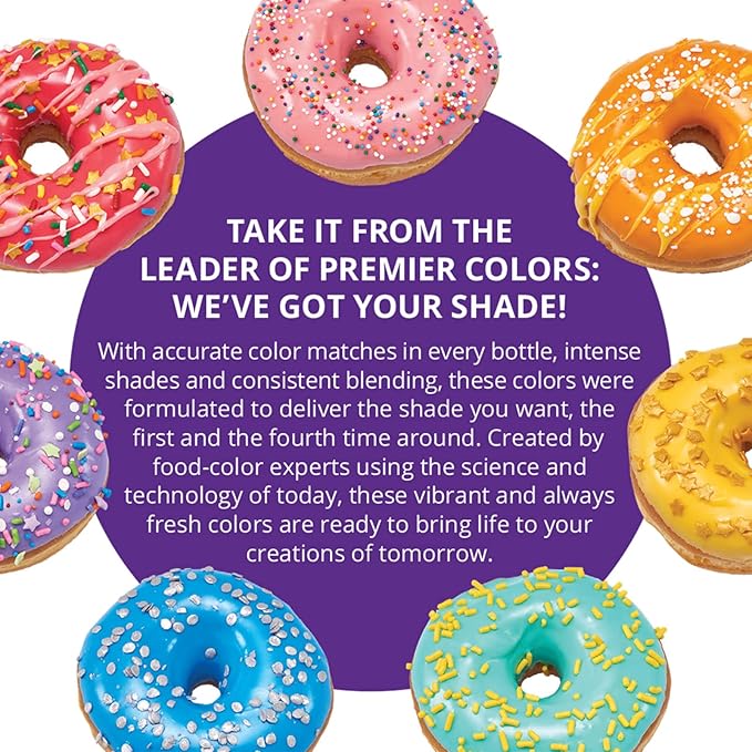 DecoPac Premium Gel Food Coloring | Purple Food Coloring For Baking | 8oz | Color Buttercream, Fondant, Frosting & Piping Gel, Food Safe, Highly Concentrated Gel, 8 oz - Purple