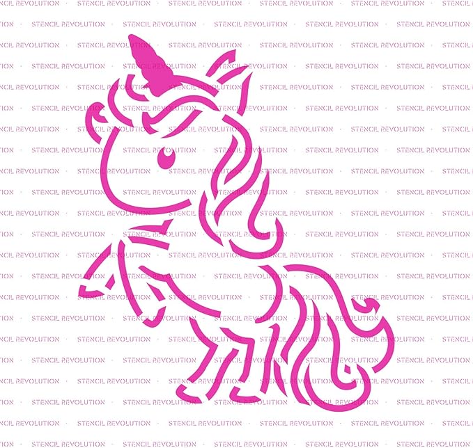 Unicorn Cookie Stencil - Cookie Cutter, Cookies, Unicorn Stencil, Baking Decorations, Stencil For Cookies