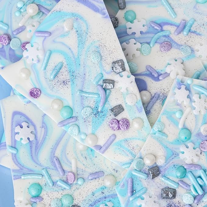 Sweets Indeed, Edible Glitter, Perfect for Drinks, Cocktails, Beverages & Cake Decorating, Dessert Cake Topper, Gift, 4 grams (Purple Edible Glitter)
