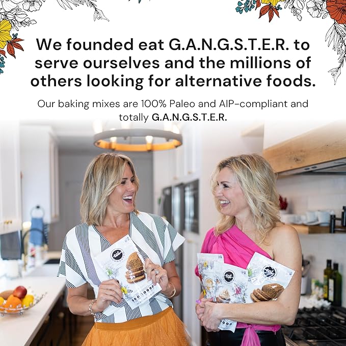eat G.A.N.G.S.T.E.R. Pumpkin Bread Mix, Allergy-Friendly Baking Mix, Grain-Free, No Dairy, Nuts, Gluten, Dairy, For Paleo & AIP Diets, Seasonal Loaf, Doughnuts, Breakfast, Healthy Snack, Dessert