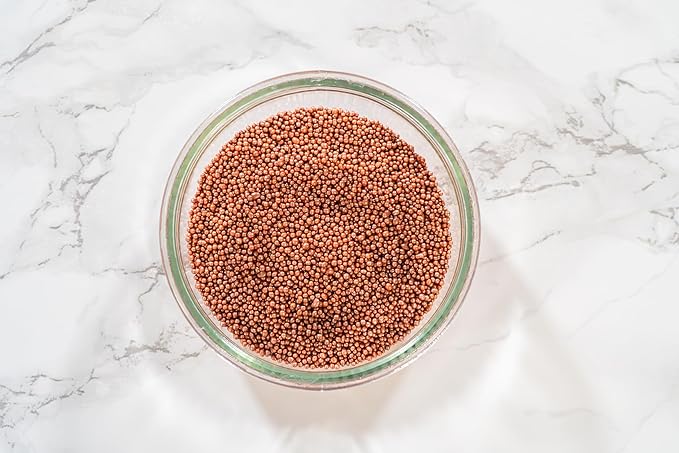 Bakerpan Edible Rose Gold Nonpareils Sprinkles for Cupcakes, Rose Gold Sprinkles Edible for Cake Decorating - 5.1 Ounces (Made in USA)