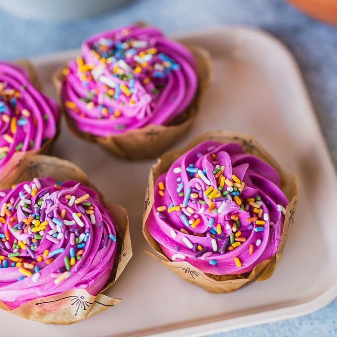 Color Kitchen Rainbow Sprinkles Natural Ingredients Baking Cake Decorations, Ice Cream, Cookie, Artificial Dye-free, Plant-Based Colors, Gluten-Free, Non-GMO, No Hydrogenated Oils, Soy-Free, Kosher, 3 OZ