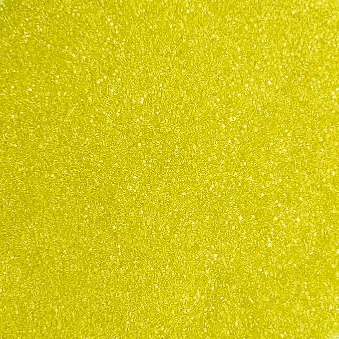 Edible Sanding Sugar Sprinkles for Cookie Decorating, Sugar Sprinkle Mix For Celebration Cakes, Cupcakes, Cookies, 3OZ (Yellow)