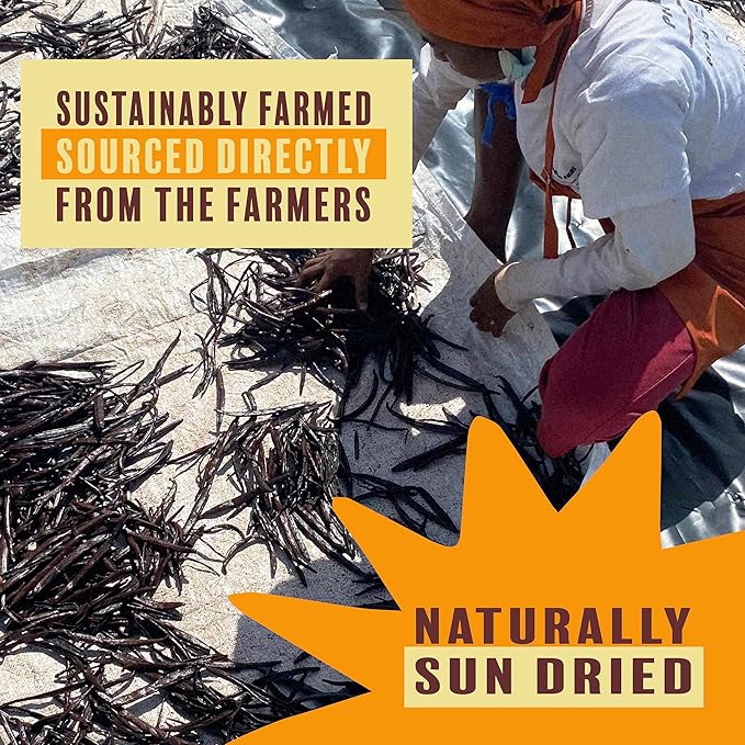 Organic Pure Ground Vanilla Powder | Pure Madagascar Grade A for Bakers, Chefs, Ice Cream Makers, and Home Cooks | Beyond Good Vanilla
