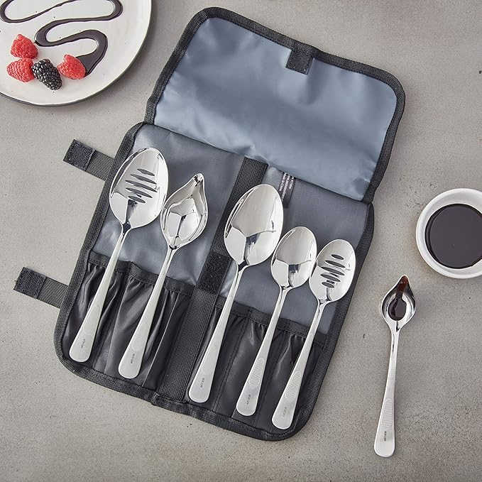 Mercer Culinary 7 Piece Plating Spoon Kit