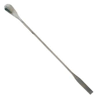 Cole-Parmer Nickel/SS Lab Spatulas with 1.13 (in) Spoon x 1.63 (in) Flat Blunt Ends; 3/PK