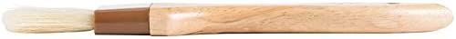 AME D'ESSENCE 1-1/2" Wide Boar Pastry Brush, Wooden Handle Heat Resistant Bristle Basting Brush Baking Tool, and Food Preparation