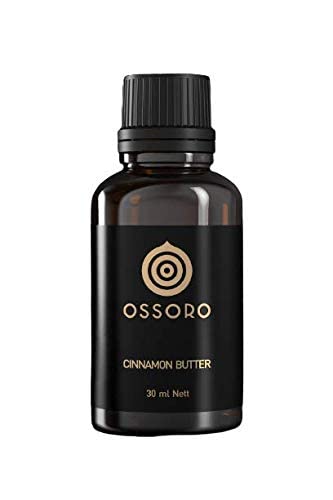 Ossoro Cinnamon Butter Flavour Essence Pure Gluten-Free Flavor Essence For Food Flavoring for Baking 1 Fl Oz Bottle Used For Cakes, Ice creams