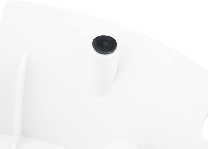 Restaurantware Pastry Tek 12 Inch Cake Turntable 1 Sturdy Rotating Cake Stand - Non-Slip Base With Locking Switch White Plastic Spinning Cake Stand For Decorating Cakes Cupcakes or Pastries
