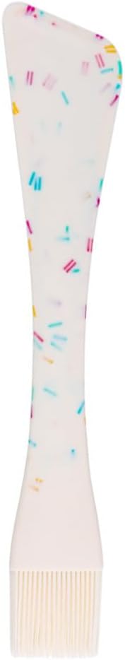 Cabilock Double-Head Silicone Spatula Oil Brush Set - 2-in-1 Kitchen Utensil for Baking and Cooking Food Grade Silicone Scraper with Assorted Colors 10 35 Inch