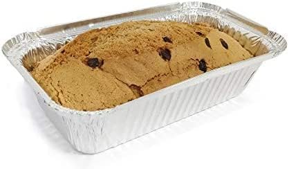Aluminum Foil Bread Pans Disposable | 1.5lb Loaf Pans with Lids | 50 Pack | Dessert Boxes - Perfect for Baking, Storing, Takeout