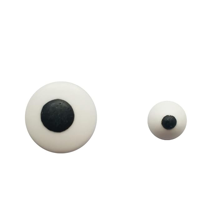 2 Bottles Candy Eyeballs Eyes Cake Cupcake Toppers Cookie Decorations,Two Size Mixed, Edible Dessert Sprinkles for Halloween Christmas Cake Cupcakes Decoration