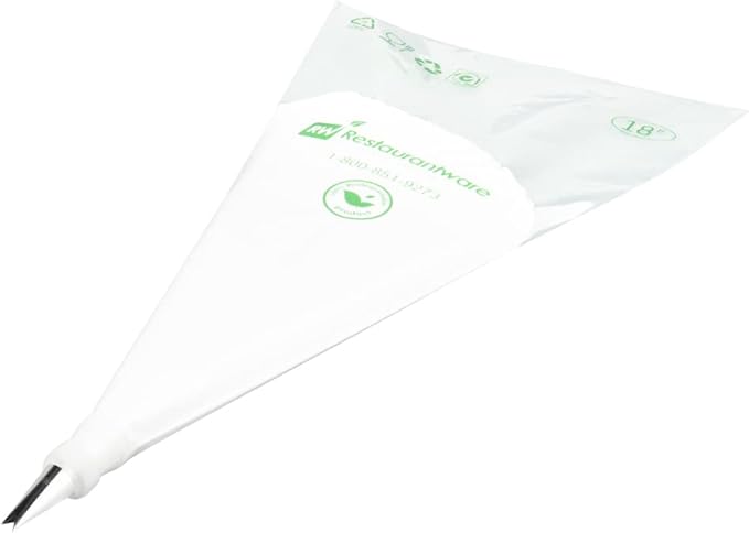 Restaurantware Pastry Tek Leaf Icing Tip 1 Reusable Piping Tip - #366 Dent-Resistant Stainless Steel Decorating Cake Tip Dishwasher-Safe Decorate Cupcakes Cakes or Cookies