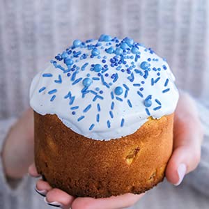 Unpretentious Blue Jimmies Sprinkles (1.5 lb), Perfect for Festivities, Clear Resealable Container, Dessert Decorating