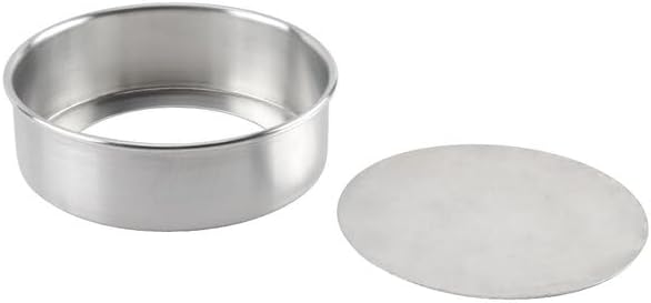 8-Inch Round Aluminum Cheesecake Pan with Removable Bottom, 2-Inch Deep, Oven Safe, for Cakes, Tarts, Quiche Pan