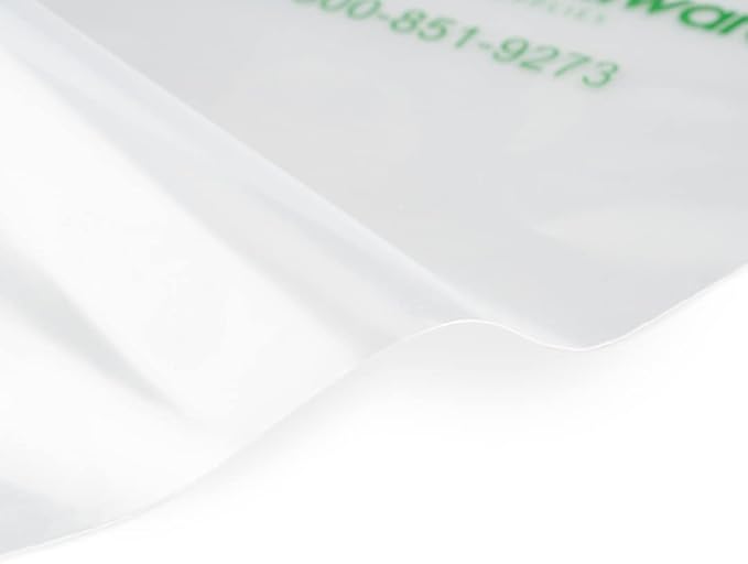 Restaurantware Pastry Tek 12.2 Inch Piping Bags 100 For Icing Pastry Bags - Disposable Food Grade Clear Plastic Decorating Bags Non Slip For Frosting Cupcakes Cakes And Pies