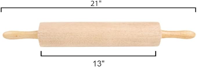 Personalized Wood Rolling Pin, Baking Award Gift, Gifts for Grandma, Chefs and Bakers (Bourjes)