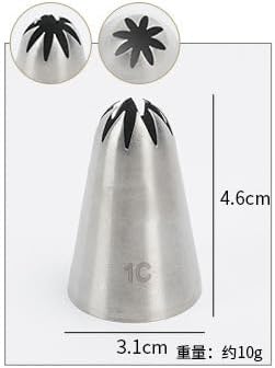 Cake Decorating Icing Piping Tip, large Decorating Tips Stainless Steel, Cake Icer Tips Large Decorating Icing Tips, Decorating Tools, Icing and Piping Tips (1C)