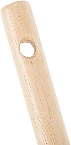 AME D'ESSENCE 1" Round Boar Pastry Brush, Wooden Handle, Heat Resistant Bristle Basting Brush Baking Tool, and Food Preparation